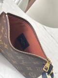 Louis Vuitton Fashion Soft Leather Messenger Bag Crossbody Bag Size: 30 x 18 x 12 CM