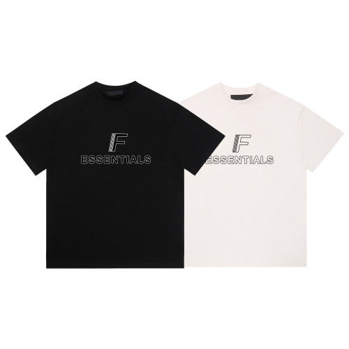Fear of God Classic Embroidered Logo Short Sleeve Couple Loose Casual T-shirt