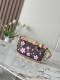 Louis Vuitton Fashion Bow Padlock Cherry Mahjong Bag Crossbody Bag Size: 13 x 4 x 22 CM