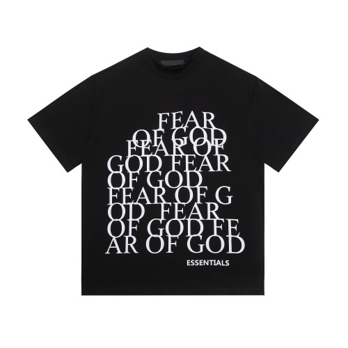 Fear of God Classic Personalized Logo Short Sleeve Unisex Loose Casual T-shirt