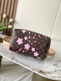 Louis Vuitton Fashion Logo Cherry Blossom Handbag Crossbody Bag