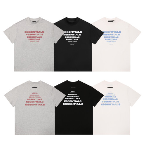 Fear of God Classic Logo Printed Short Sleeve Couple Loose Casual T-shirt