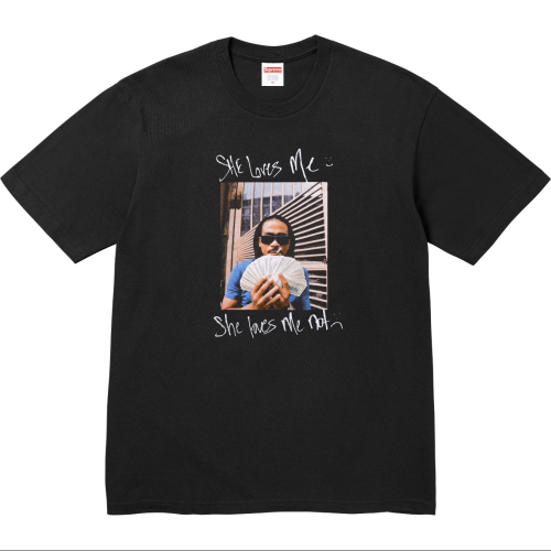 Supreme Fashion Personalized Printed T-shirt Unisex Casual Loose Short Sleeve