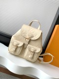 Louis Vuitton New Classic Logo Flip Chain Backpack Size: 20x 22 x 14 CM