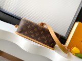 Louis Vuitton Classic Retro Logo Flip Shoulder Bag Size: 9 x 15 x 24 CM