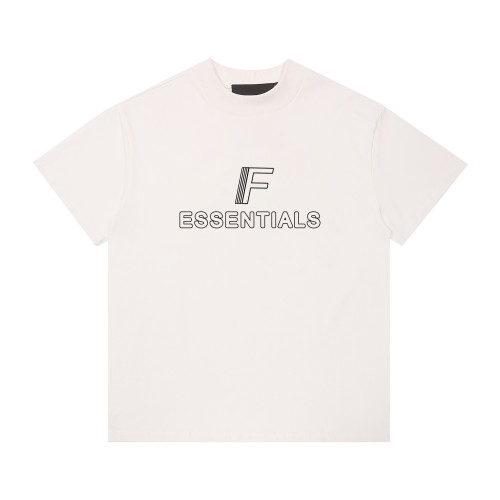 Fear of God Classic Embroidered Logo Short Sleeve Couple Loose Casual T-shirt