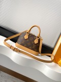Louis Vuitton Classic Logo Mini Shell Bag Crossbody Bag Size: 18 x 12 x 8 CM