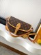 Louis Vuitton Classic Retro Logo Flip Shoulder Bag Size: 9 x 15 x 24 CM