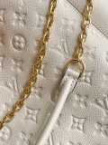 Louis Vuitton Classic S Padlock Chain Handheld Shoulder Bag Size: 27 x 14 x 42 CM