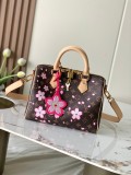 Louis Vuitton Fashion Logo Cherry Blossom Handbag Crossbody Bag