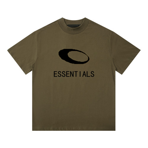 Fear of God Classic Logo Short Sleeve Unisex Loose Casual T-shirt