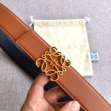 Loewe Fashion Versatile Logo Letter Belt 40MM
