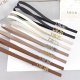 Dior New Fashion Versatile Double Sided Head Leather Belt 20MM