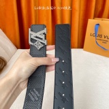 Louis Vuitton New Classic Embossed Logo Belt 40MM