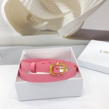 Dior Fashion Versatile Double Sided Head Leather Belt 20MM
