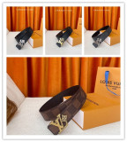 Louis Vuitton New Classic Embossed Logo Belt 40MM
