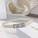 Dior New Fashion Versatile Double Sided Head Leather Belt 20MM