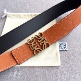 Loewe Fashion Versatile Logo Letter Belt 40MM