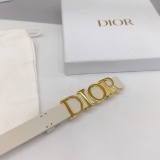 Dior New Fashion Versatile Double Sided Head Leather Belt 20MM