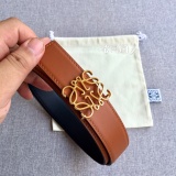 Loewe Fashion Versatile Logo Letter Belt 32MM