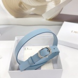Dior Fashion Versatile Double Sided Head Leather Belt 20MM