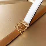 Loewe Fashion Versatile Logo Letter Belt 20MM