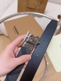 Burberry New Classic Checkered Leather Belt 35MM