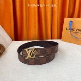 Louis Vuitton New Classic Embossed Logo Belt 40MM