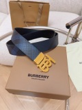 Burberry New Classic Checkered Leather Belt 35MM