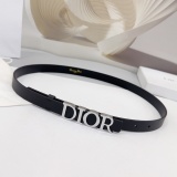 Dior New Fashion Versatile Double Sided Head Leather Belt 20MM