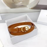 Dior Fashion Versatile Double Sided Head Leather Belt 20MM