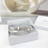 Dior Fashion Versatile Double Sided Head Leather Belt 20MM