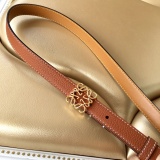 Loewe Fashion Versatile Logo Letter Belt 20MM