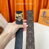 Louis Vuitton New Classic Embossed Logo Belt 40MM