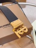 Burberry New Classic Checkered Leather Belt 35MM
