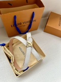 Louis Vuitton Fashion Versatile Logo Letter Double Sided Belt 20MM