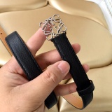 Loewe Fashion Versatile Logo Letter Belt 20MM