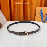 Louis Vuitton Fashion Versatile Logo Letter Belt 20MM