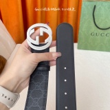 Gucci Classic Versatile Embossed Double G Belt 40MM