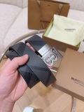Burberry New Classic Checkered Leather Belt 35MM