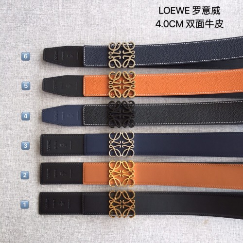 Loewe Fashion Versatile Logo Letter Belt 40MM