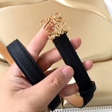 Loewe Fashion Versatile Logo Letter Belt 20MM