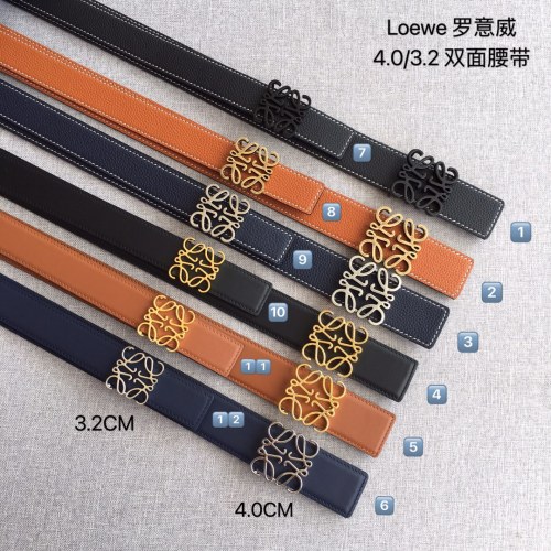 Loewe Fashion Versatile Logo Letter Belt 32MM