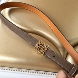 Loewe Fashion Versatile Logo Letter Belt 20MM