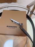 Burberry New Classic Black Leather Belt 35MM