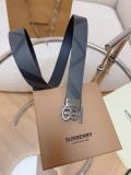 Burberry New Classic Checkered Leather Belt 35MM
