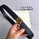 Loewe Fashion Versatile Logo Letter Belt 32MM