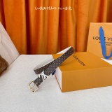 Louis Vuitton Fashion Versatile Logo Letter Belt 20MM