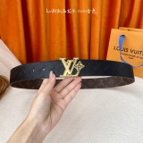 Louis Vuitton New Classic Embossed Logo Belt 40MM
