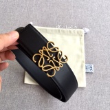 Loewe Fashion Versatile Logo Letter Belt 40MM